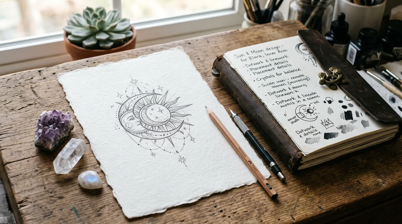 How to Design a Sun and Moon Tattoo That Feels Personal and Symbolic