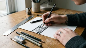 How to Draw a Band Tattoo Design for a Clean and Professional Look