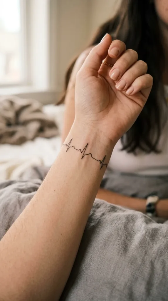 Minimal Heartbeat Line Band