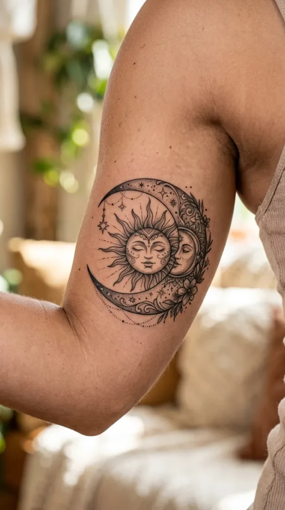 Moon Embracing the Sun Design
