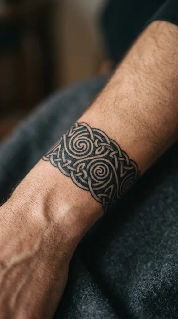Spiral Knot Band Design