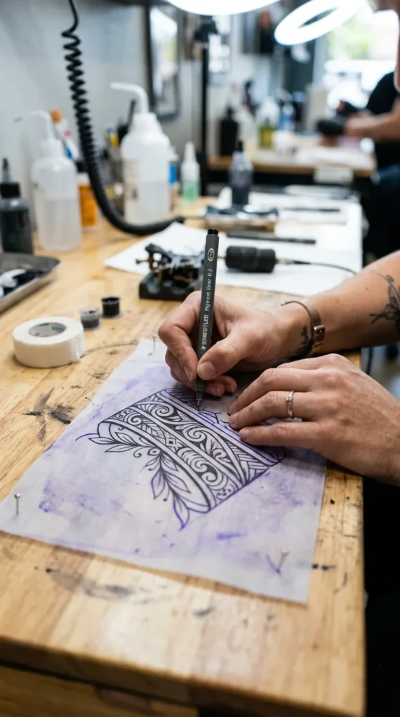 Transfer the Design to Stencil Paper